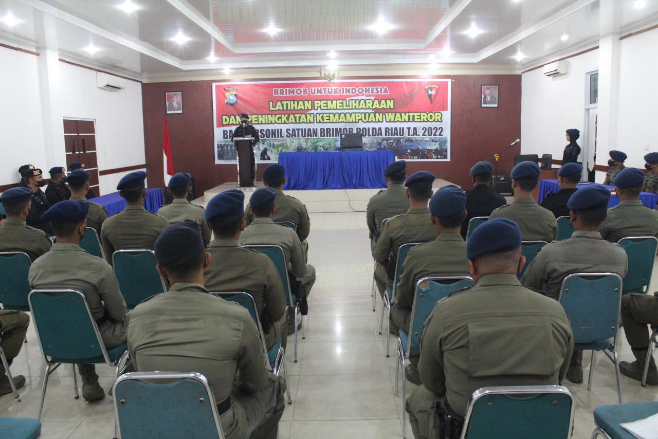 Penutupan Latihan Pemeliharaan dan Peningkatan Kemampuan Wanteror dipimpin Danden Gegana